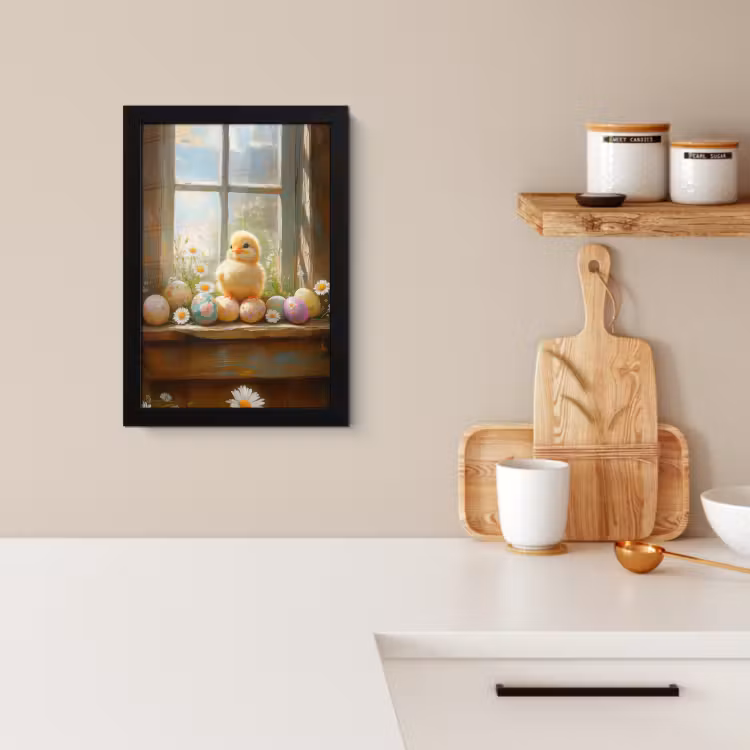 Cornice per foto - Poussin - Fenêtre - Oeufs de Pâques — 3