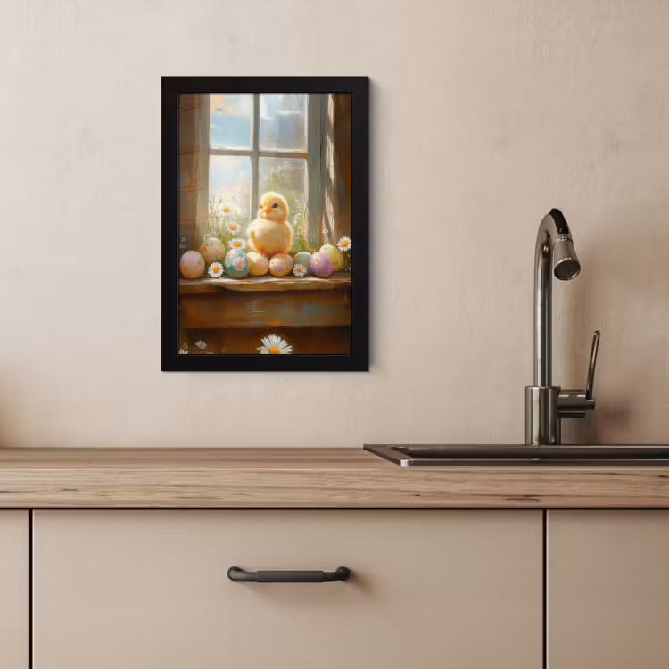 Cornice per foto - Poussin - Fenêtre - Oeufs de Pâques — 4