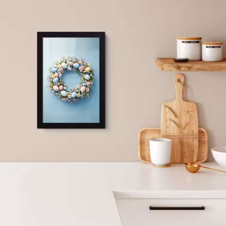 Cornice per foto - Couronne - Oeufs - Fleurs — 2