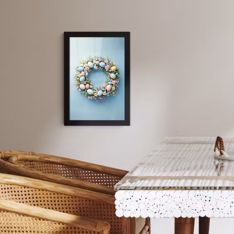 Cornice per foto - Couronne - Oeufs - Fleurs — 3