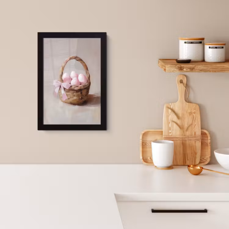Cornice per foto - Panier - Oeufs - Rose — 3