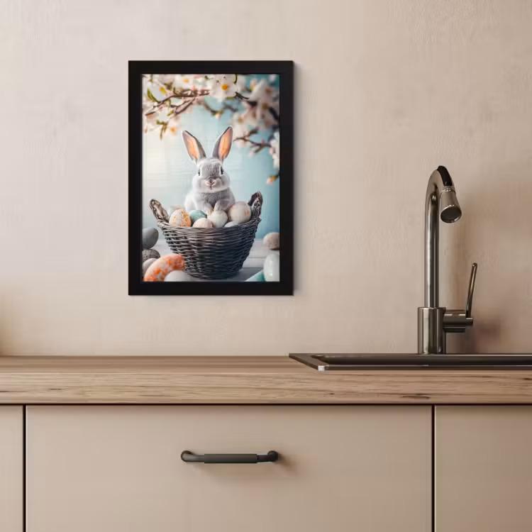 Cornice per foto - Lapin - Œufs - Panier — 2