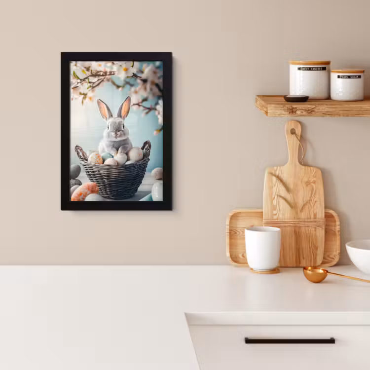 Cornice per foto - Lapin - Œufs - Panier — 4