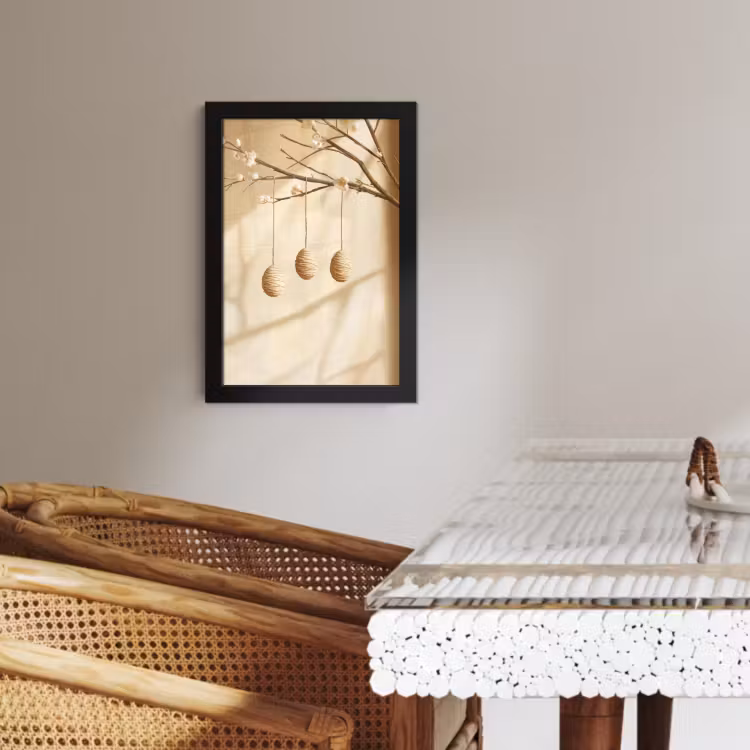 Cornice per foto - Beige - Gâteau de Pâques - Œufs — 2
