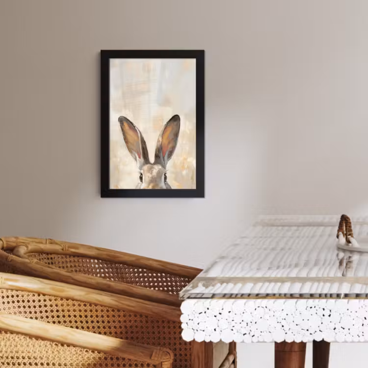 Cornice per foto - Lièvre - Oreilles - Marron — 2