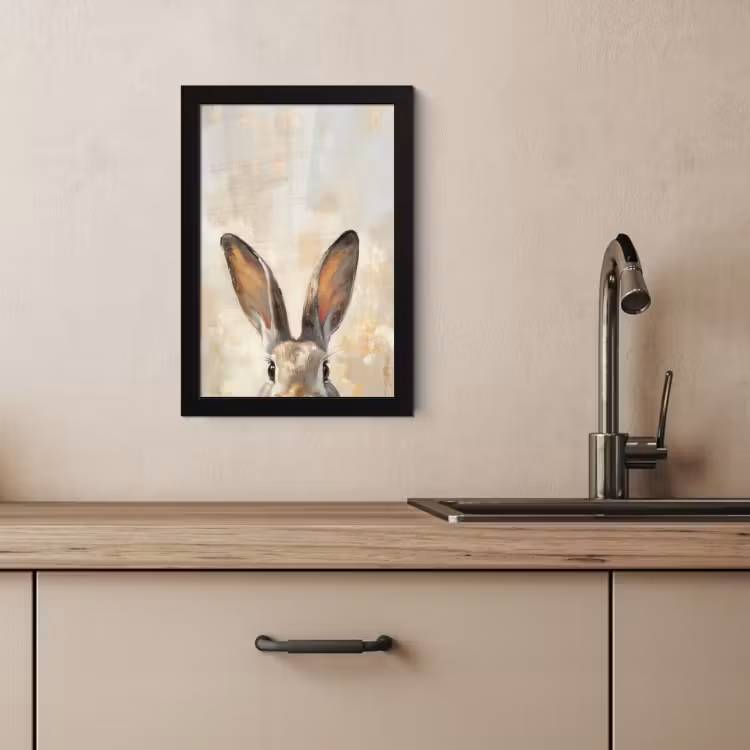 Cornice per foto - Lièvre - Oreilles - Marron — 4