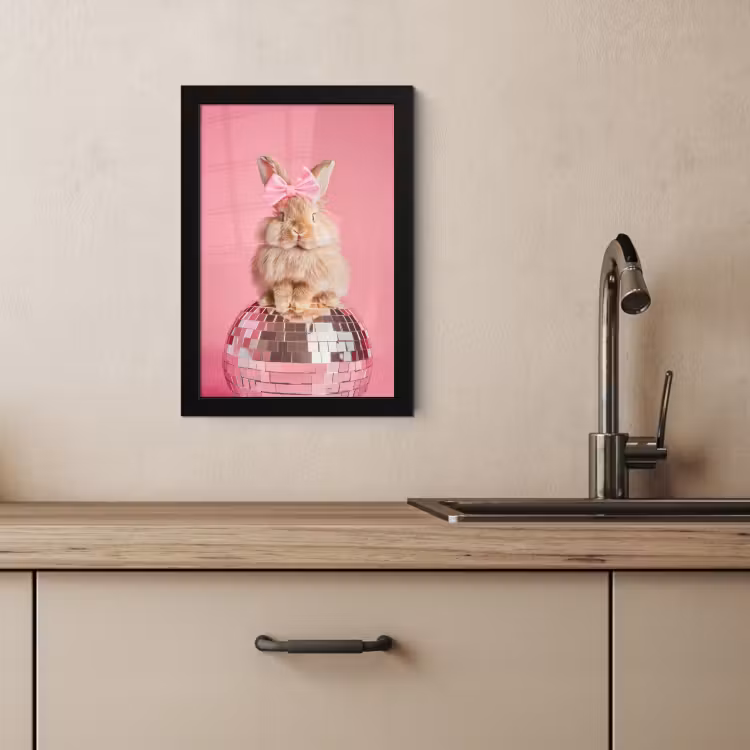Cadre Photo - Arc - Discoball - Lapin — 2