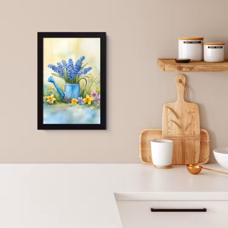 Cadre Photo - Arrosoir - Lavande - Fleurs — 2