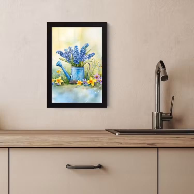 Cadre Photo - Arrosoir - Lavande - Fleurs — 4