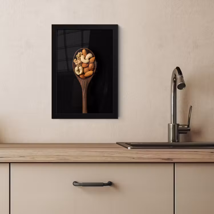 Cadre Photo - Bois - Noyer - Noir — 4