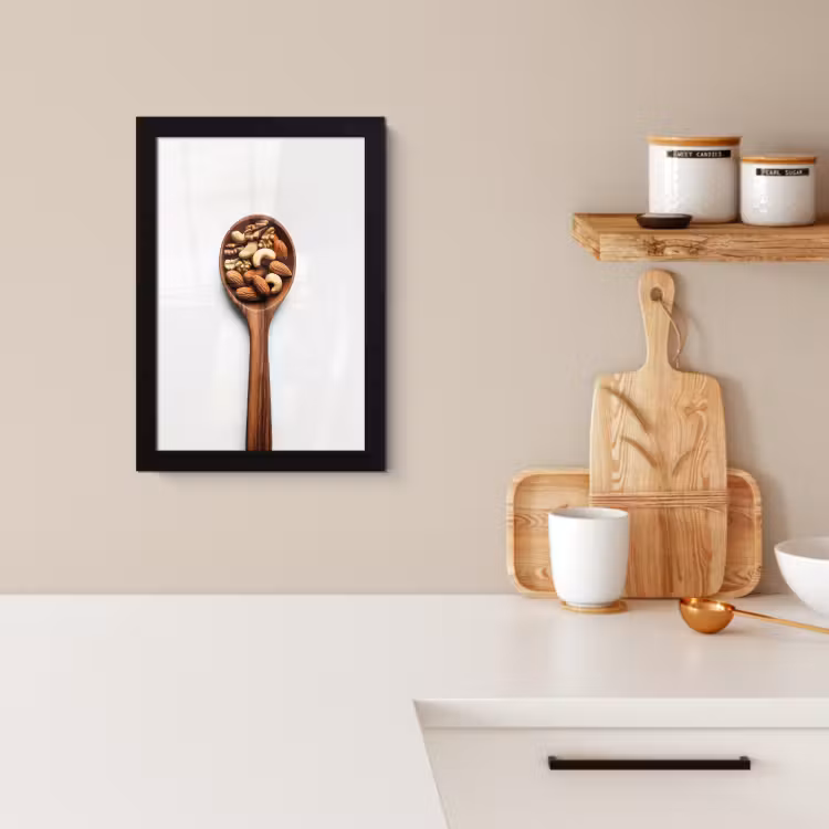Cadre Photo - Noyer - Blanc - Bois — 3