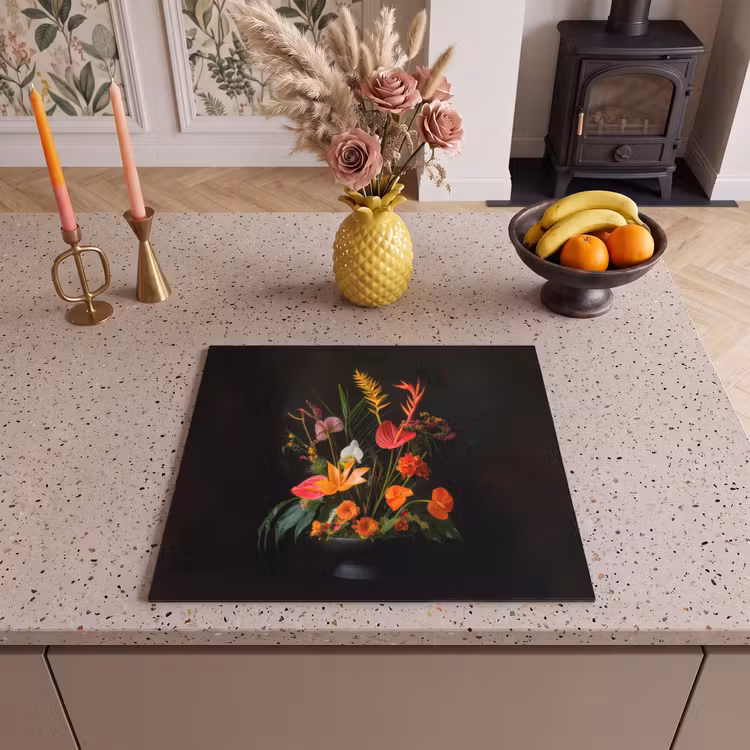 Protection plaque induction - Bol - Bouquet - Fleurs — 3
