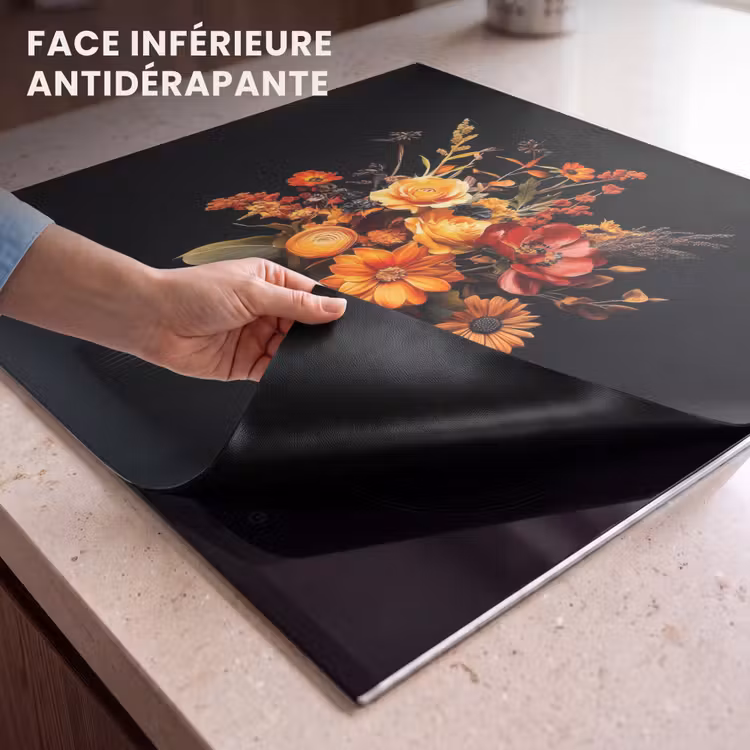 Protection plaque induction - Automne - Bouquet - Orange — 7
