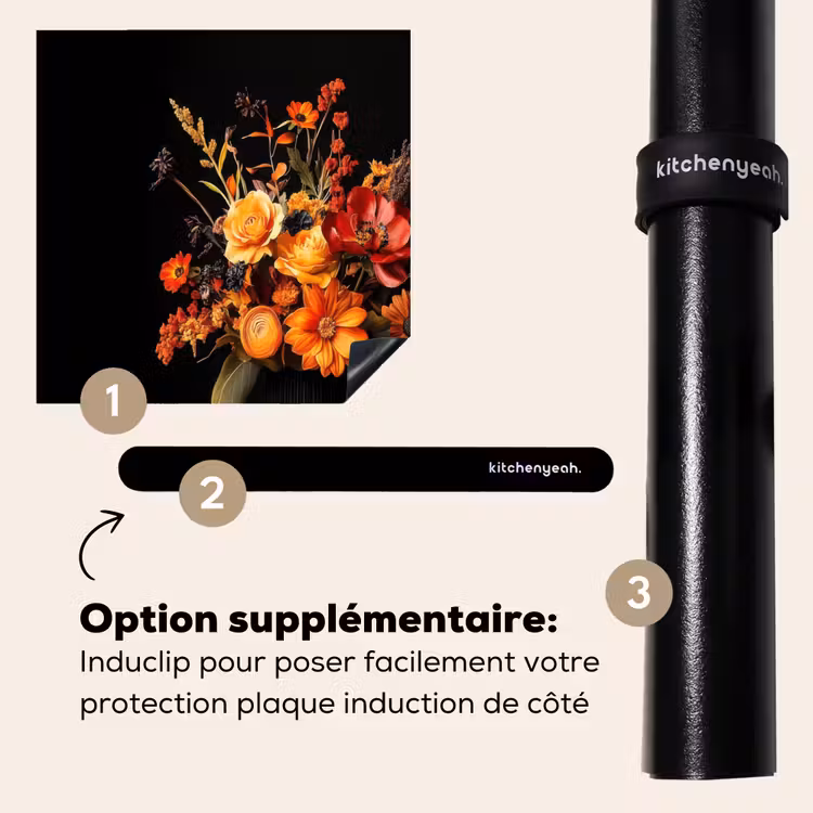 Protection plaque induction - Automne - Bouquet - Orange — 8