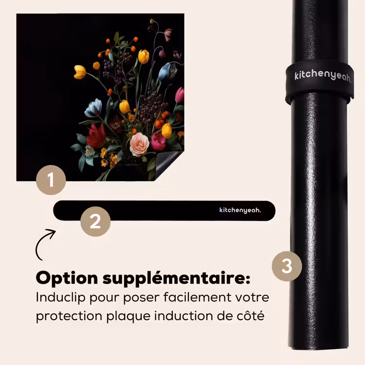 Protection plaque induction - Classique - Vase - Bouquet - Fleurs — 8