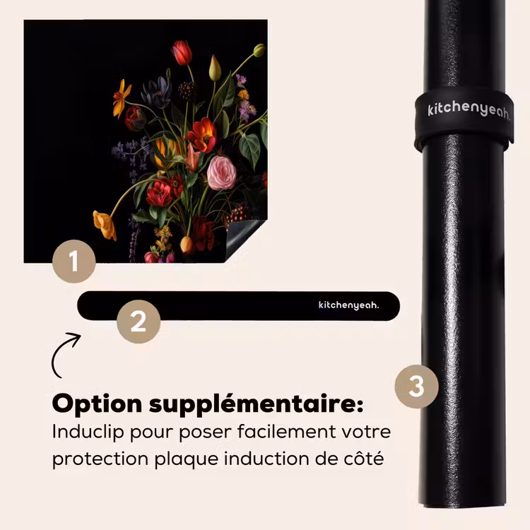 Protection plaque induction - Fleurs - Baies - Classique — 8