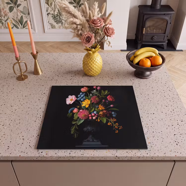 Protection plaque induction - Fleurs - Gaieté - Vase — 3