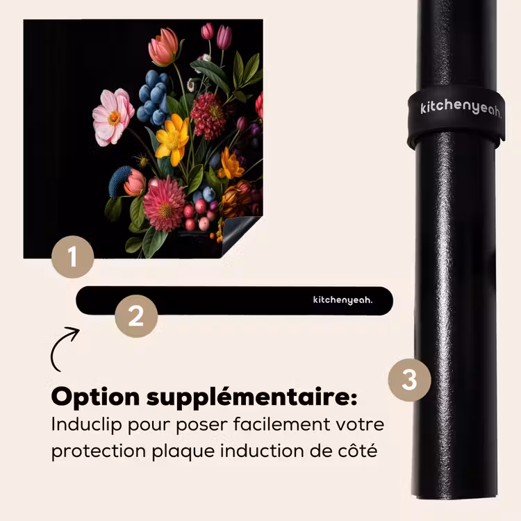 Protection plaque induction - Fleurs - Gaieté - Vase — 8