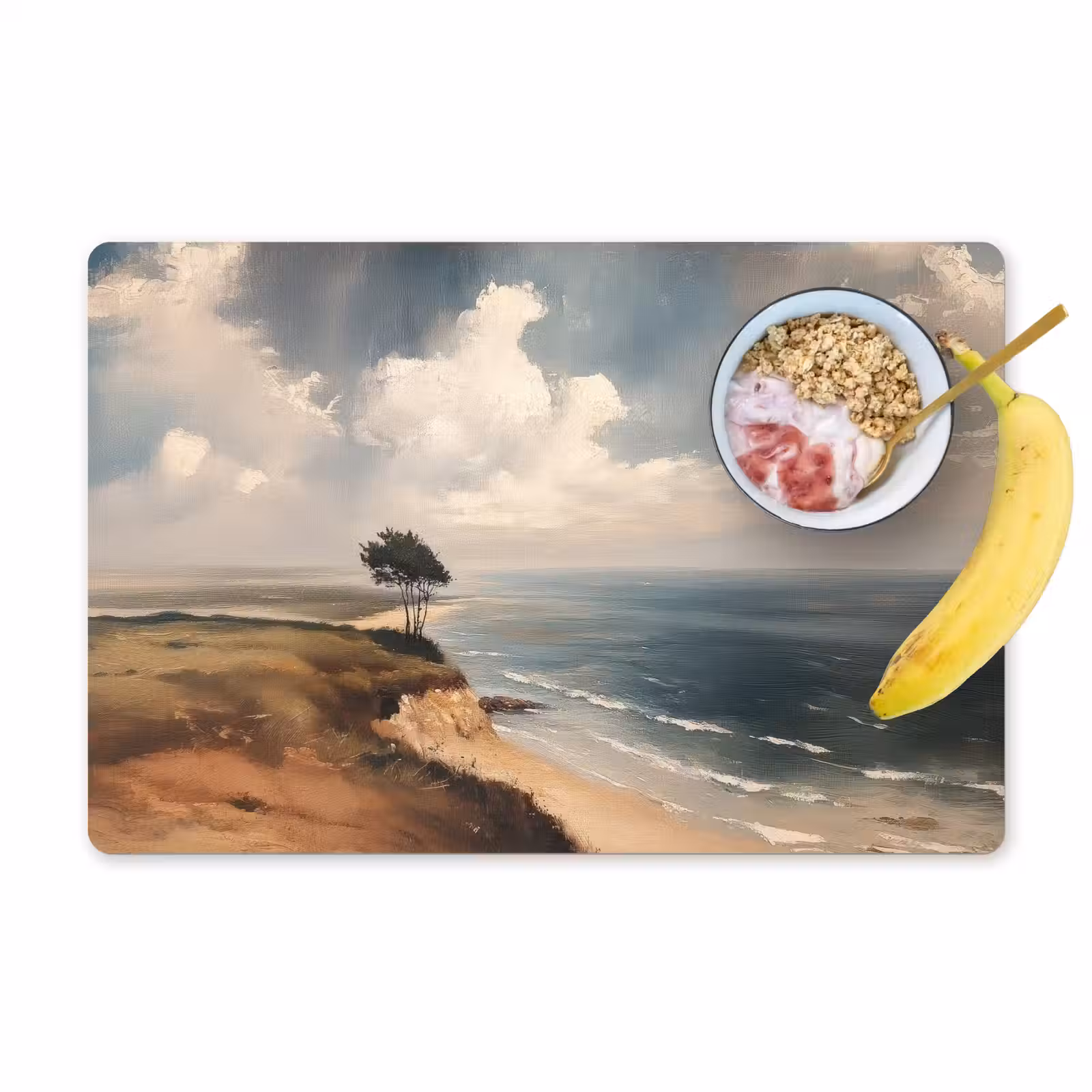 Sets de table en vinyle - Falaise - Mer - Arbre — 1