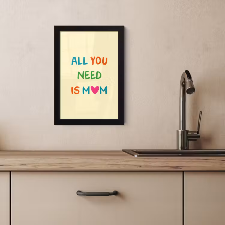 Cadre Photo - Coeur - Mère - Texte - Coloré — 3
