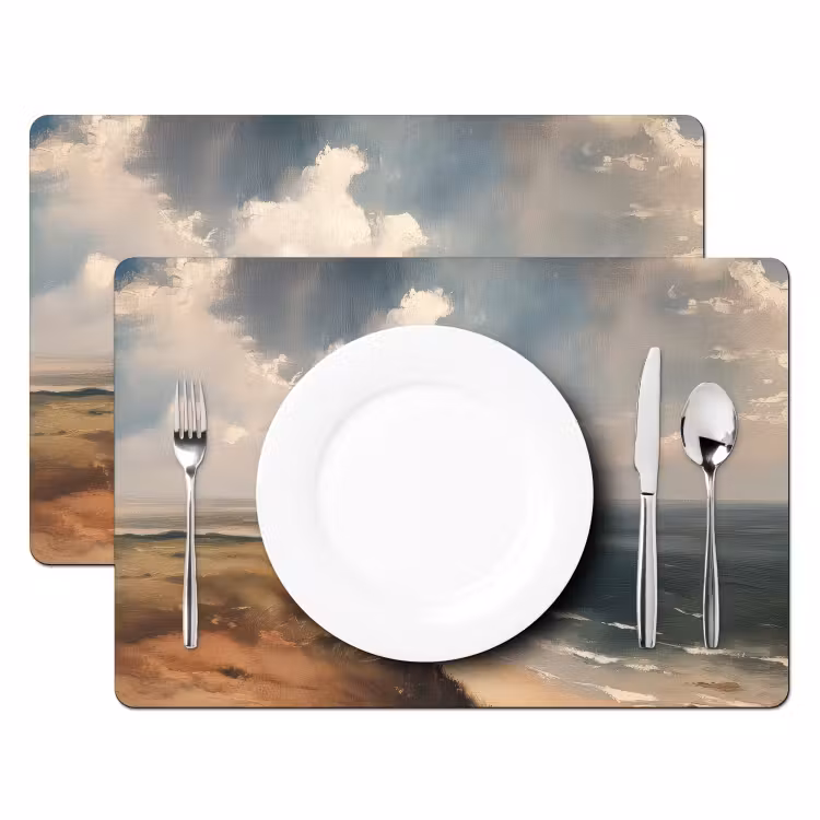 Sets de table en vinyle - Falaise - Mer - Arbre — 2