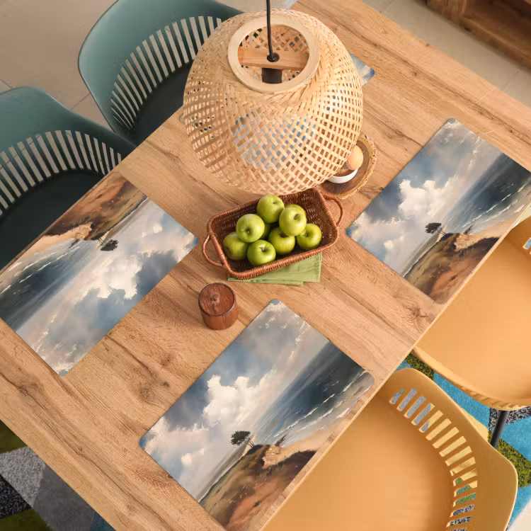 Sets de table en vinyle - Falaise - Mer - Arbre — 3