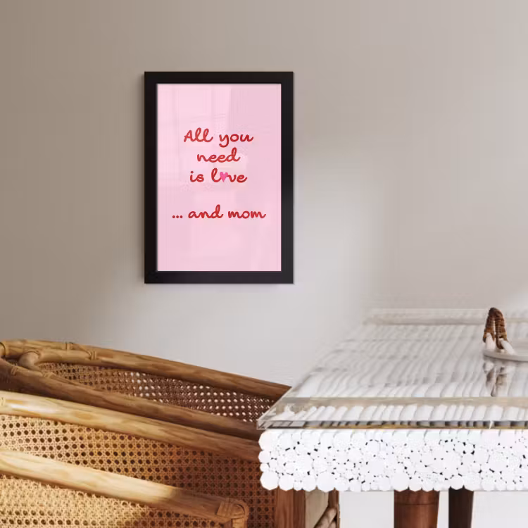 Cadre Photo - Mère - Amour - Texte - Rouge — 4