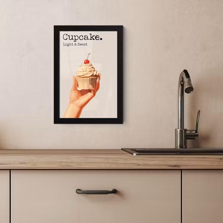 Cadre Photo - Cupcake - Sucré - Cerise — 3