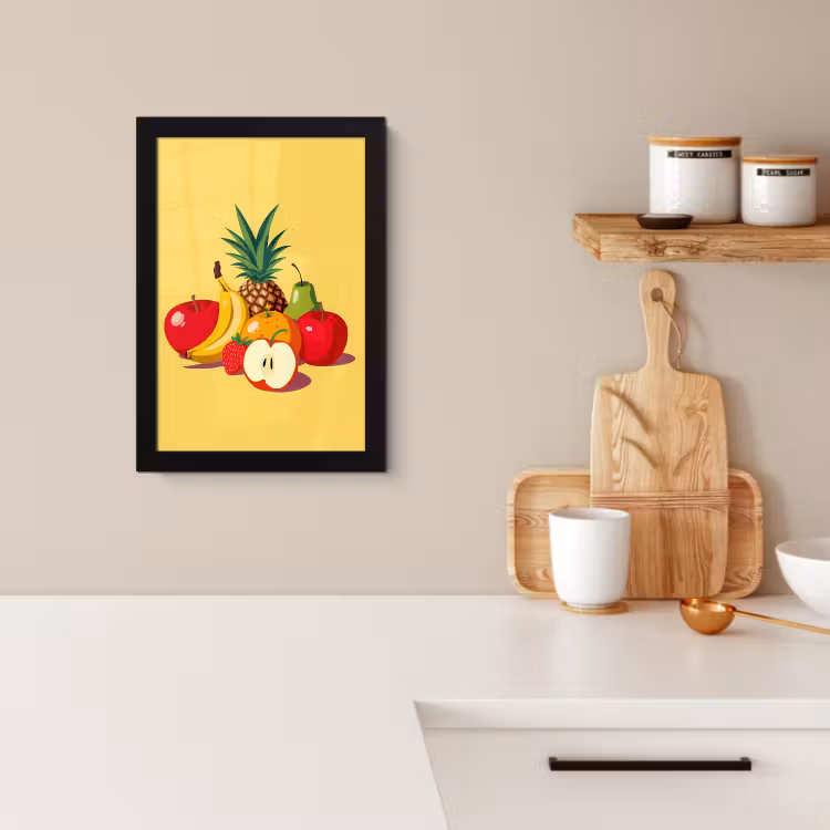 Cadre Photo - Fruits - Illustration - Coloré — 2