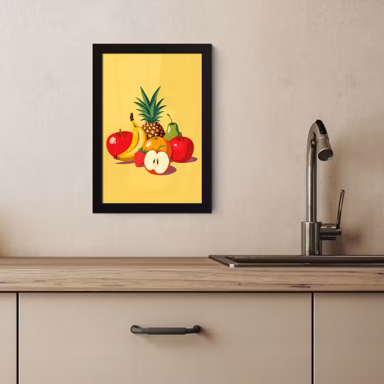 Cadre Photo - Fruits - Illustration - Coloré — 4