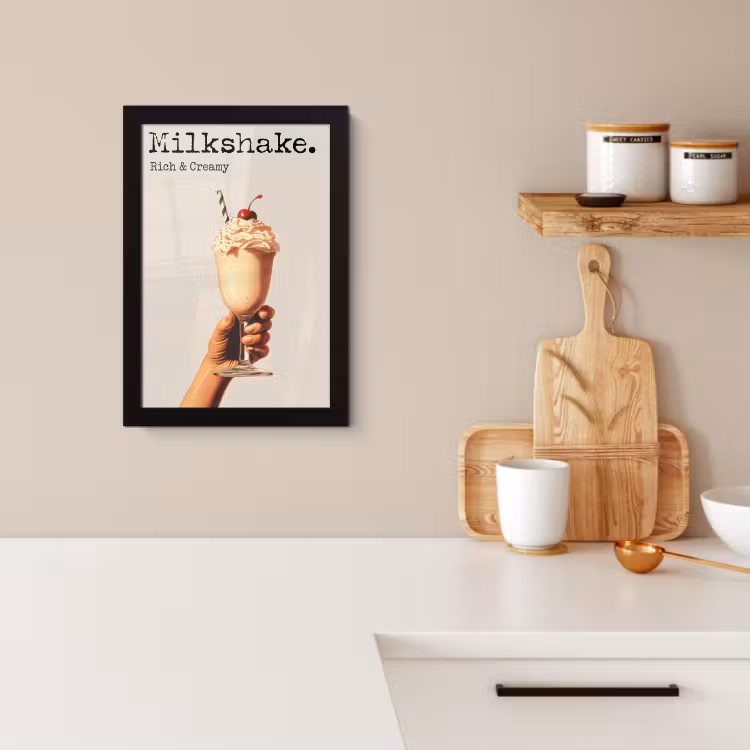 Cadre Photo - Milkshake - Cerise - paille — 4