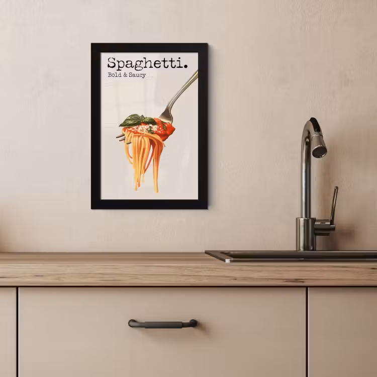 Cadre Photo - Spaghetti - sauce tomate - parmesan — 3