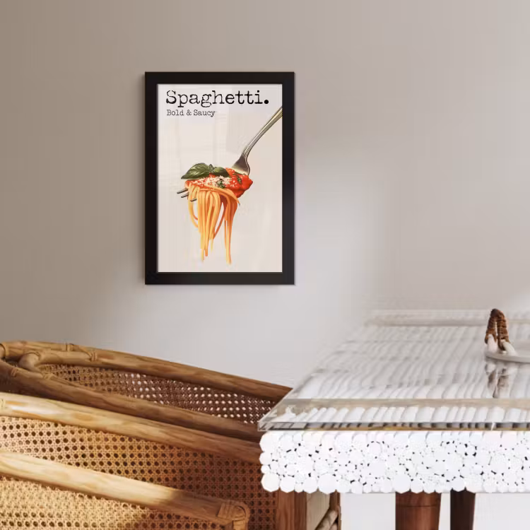 Cadre Photo - Spaghetti - sauce tomate - parmesan — 4