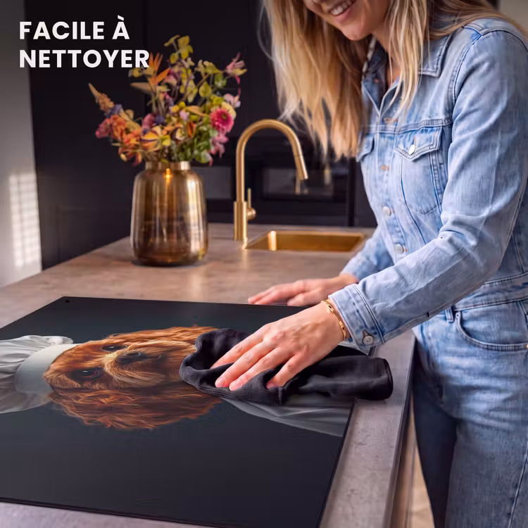Beschemer à induction avec crochets - Brun - Cuisinier - Chien — 5