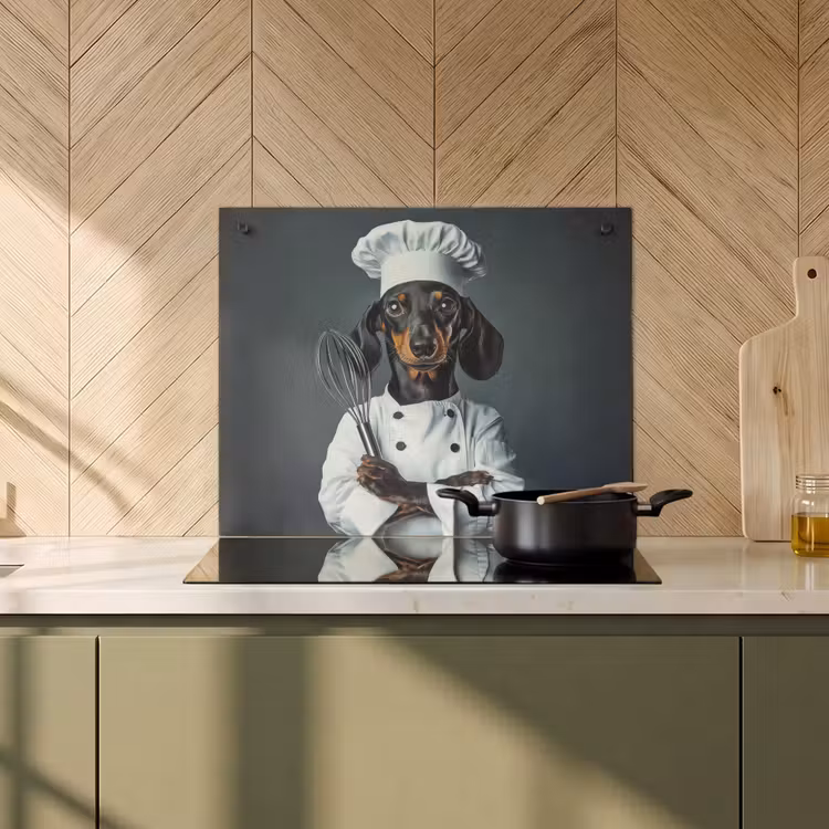 Beschemer à induction avec crochets - Chien - Garde - Cuisinier — 1