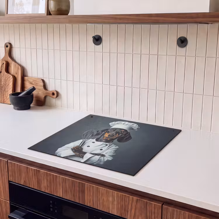 Beschemer à induction avec crochets - Chien - Garde - Cuisinier — 2