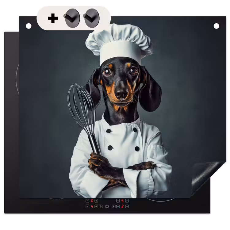 Beschemer à induction avec crochets - Chien - Garde - Cuisinier — 3