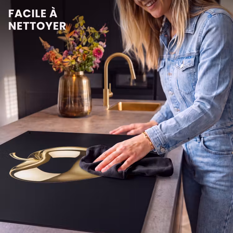 Beschemer à induction avec crochets - Apple - Or - Chrome - Noir — 5