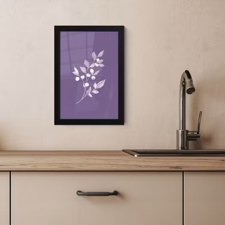 Cadre Photo - Branche - Gracieuse - Feuilles - Minimaliste — 4