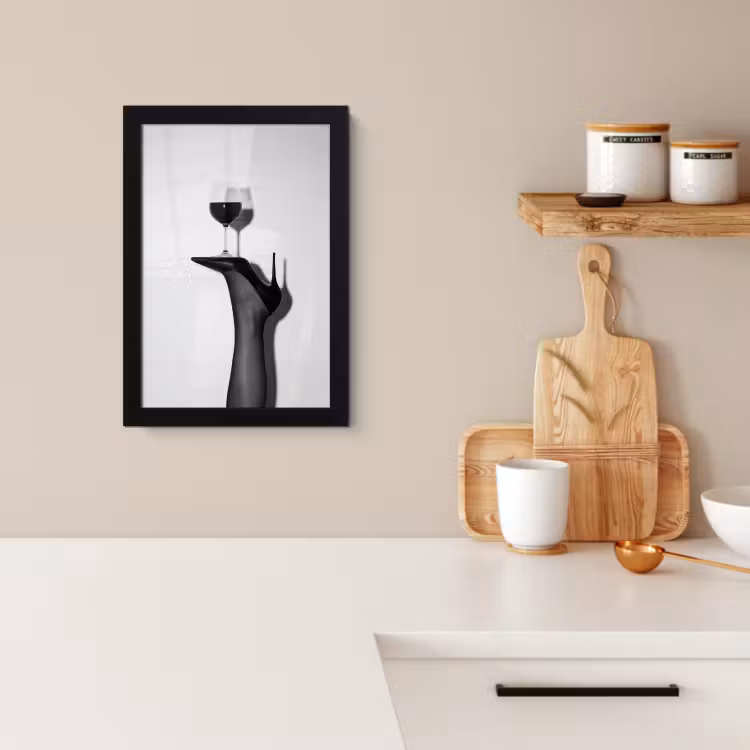 Cadre Photo - Talon - Vin - Minimaliste - Noir — 3