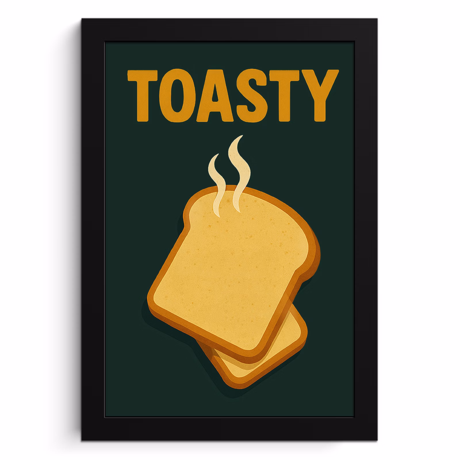Cadre Photo - Pain - Toast - Vert - Minimaliste — 1