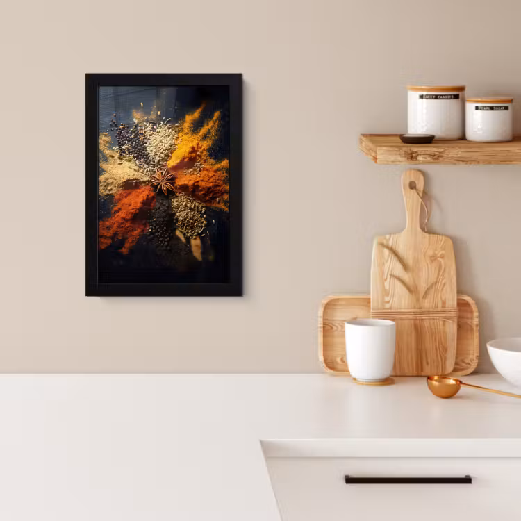 Cadre photo - Épices - Explosion - Orange — 4