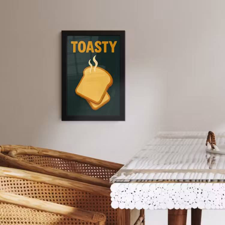 Cadre Photo - Pain - Toast - Vert - Minimaliste — 2