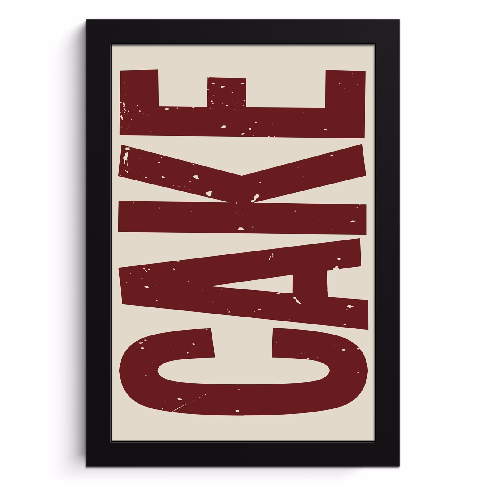 Cadre photo - Rouge - Gâteau - Décoration - Alimentaire — 1