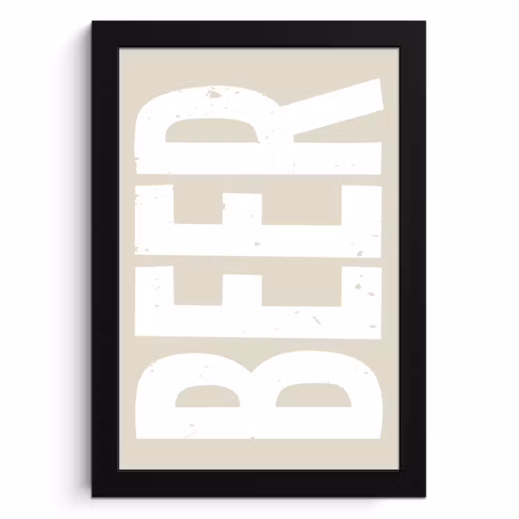 Cadre photo - Ours - Japandi - Beige - Décoration — 1