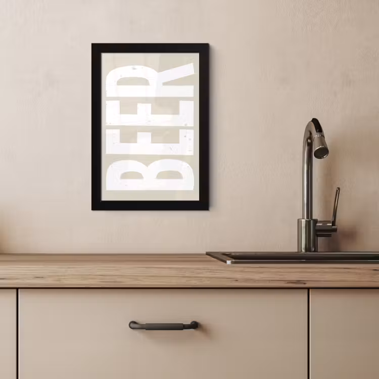 Cadre photo - Ours - Japandi - Beige - Décoration — 4