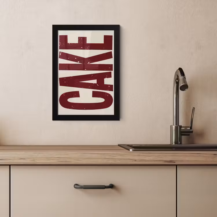 Cadre photo - Rouge - Gâteau - Décoration - Alimentaire — 4
