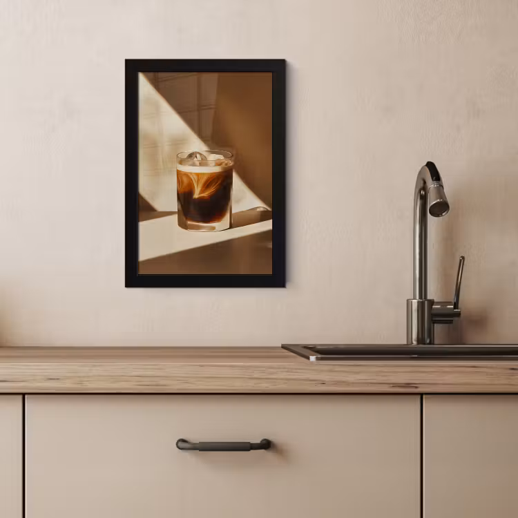 Cadre photo - Verre - Café glacé - Ombre - Marron — 3