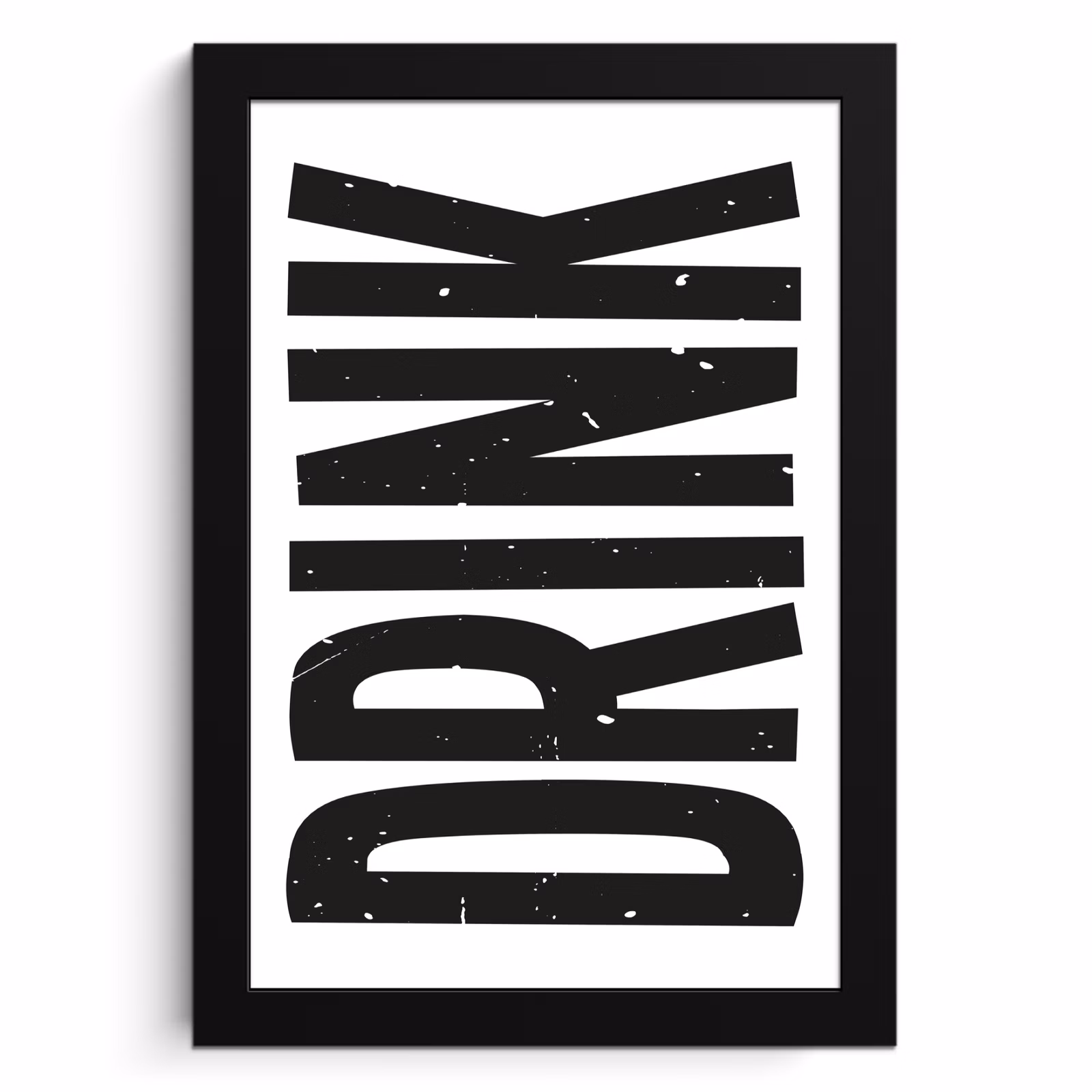 Cadre photo - Boisson - Noir - Blanc - Décoration — 1