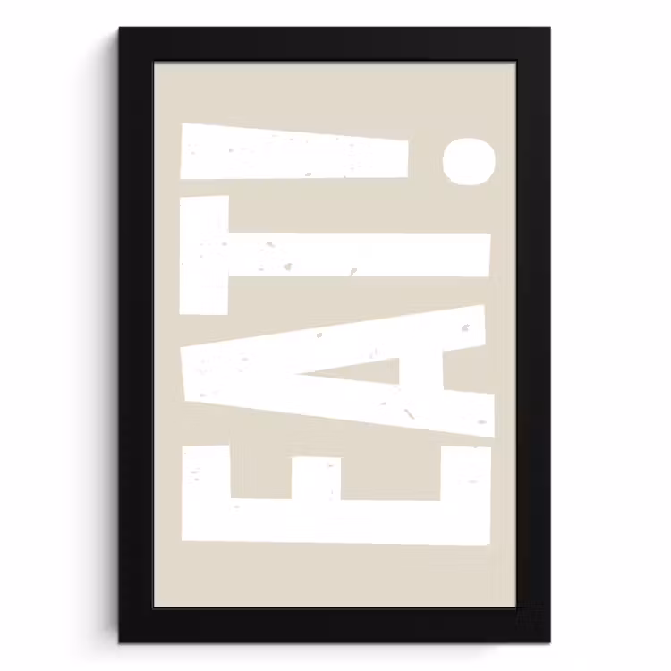 Cadre photo - Alimentation - Décoration - Beige - Blanc — 1